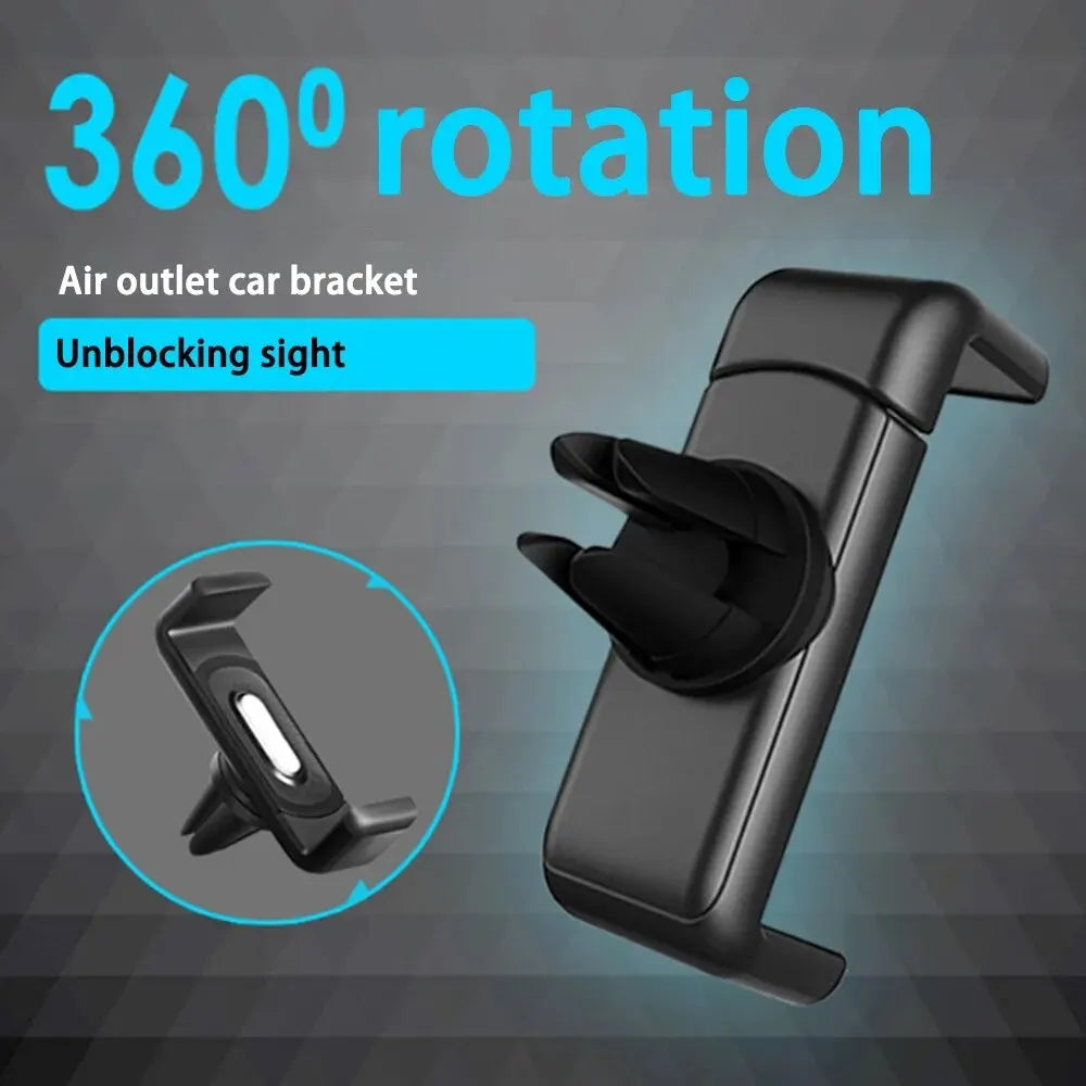 Universal Car Air Vent Phone Holder – Adjustable & Secure Mount