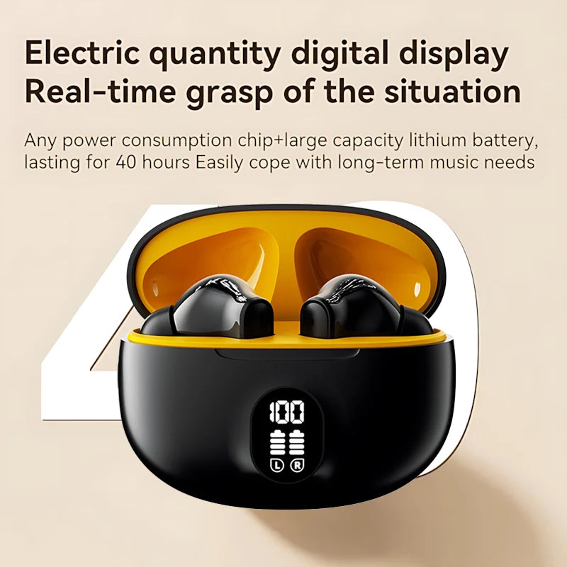 S510 Bluetooth 5.3 Earbuds – ANC, 32H Battery, Touch Control