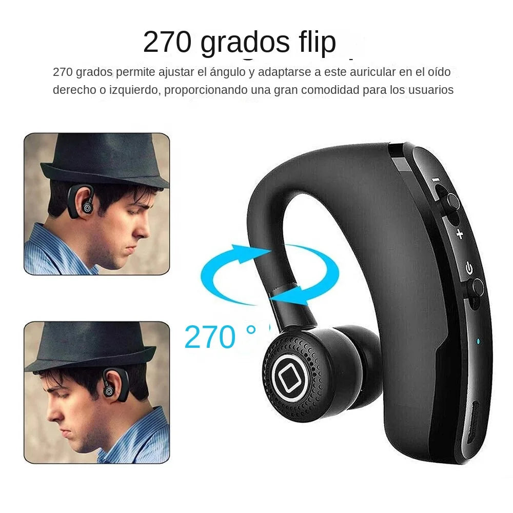Fomscvka V9 Wireless Ear Hook Headset – HiFi Hands-Free