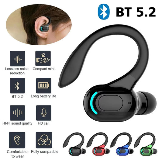 Virwir Bluetooth 5.2 Ear Hook Earbuds – ANC, HiFi Stereo, 60H – audio-accessory