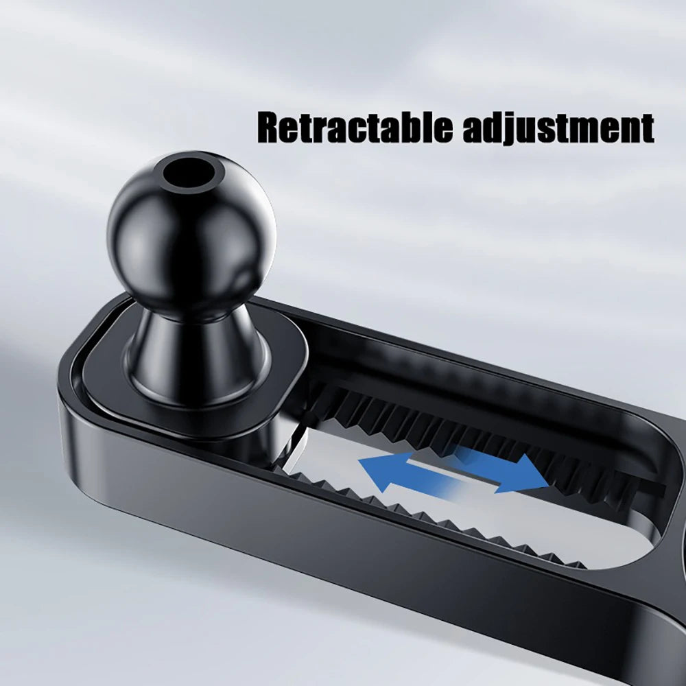Adjustable Car Phone Mount – 360° Rotation, Retractable Arm & Universal Fit – car-accessory