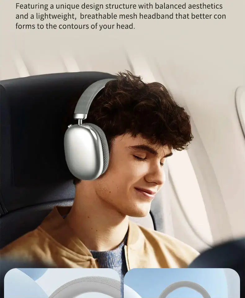 WYMECT Over-Ear Bluetooth Headphones – Noise Cancelling & Mic