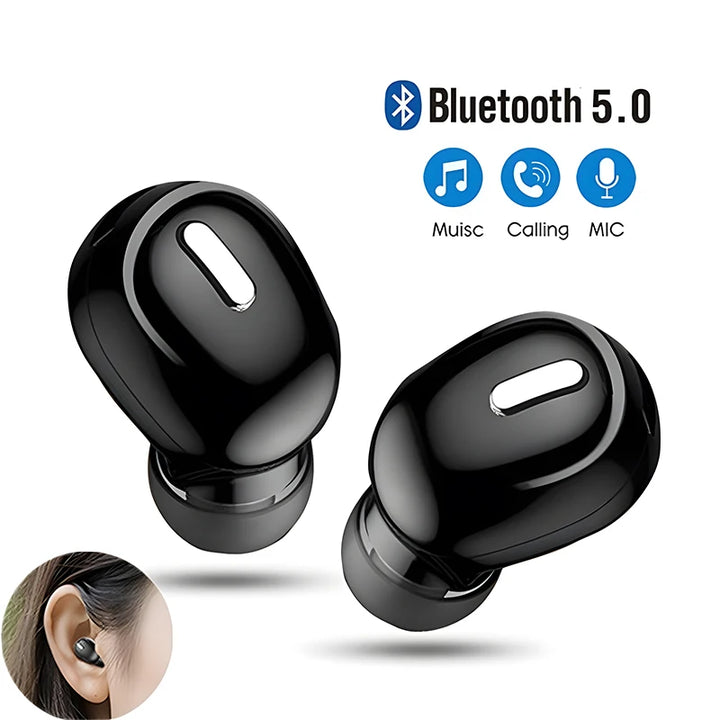 EOENKK Bluetooth 5.0 Mini Wireless Earphone | With Mic – audio-accessory