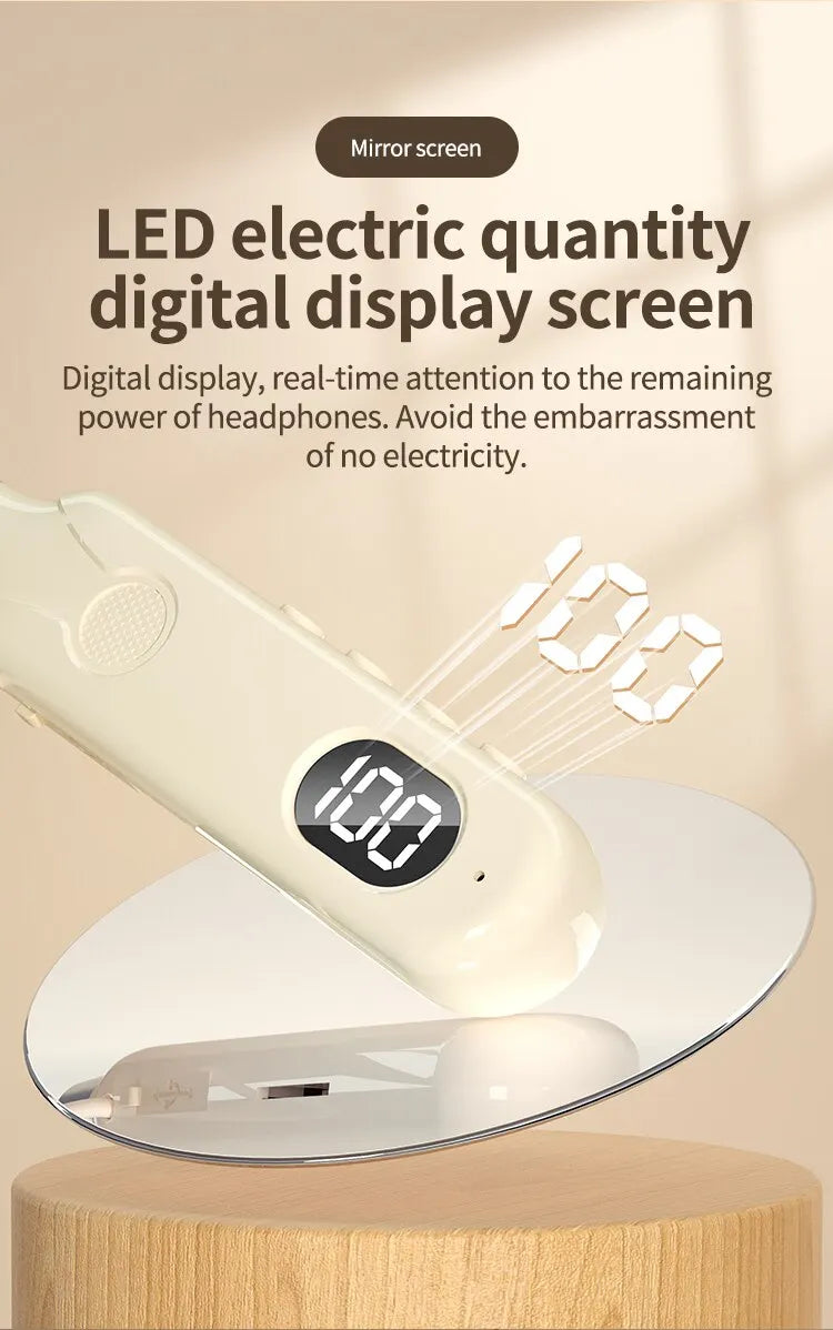 BT-12 Bluetooth 5.3 Neckband Earphones – 50h Battery & Mic