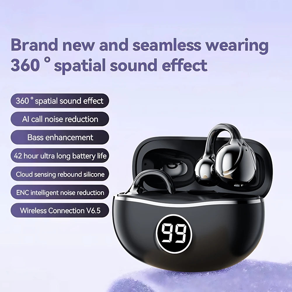 2025 Wireless Air Bone Conduction Earphones – HIFI, Waterproof – audio-accessory