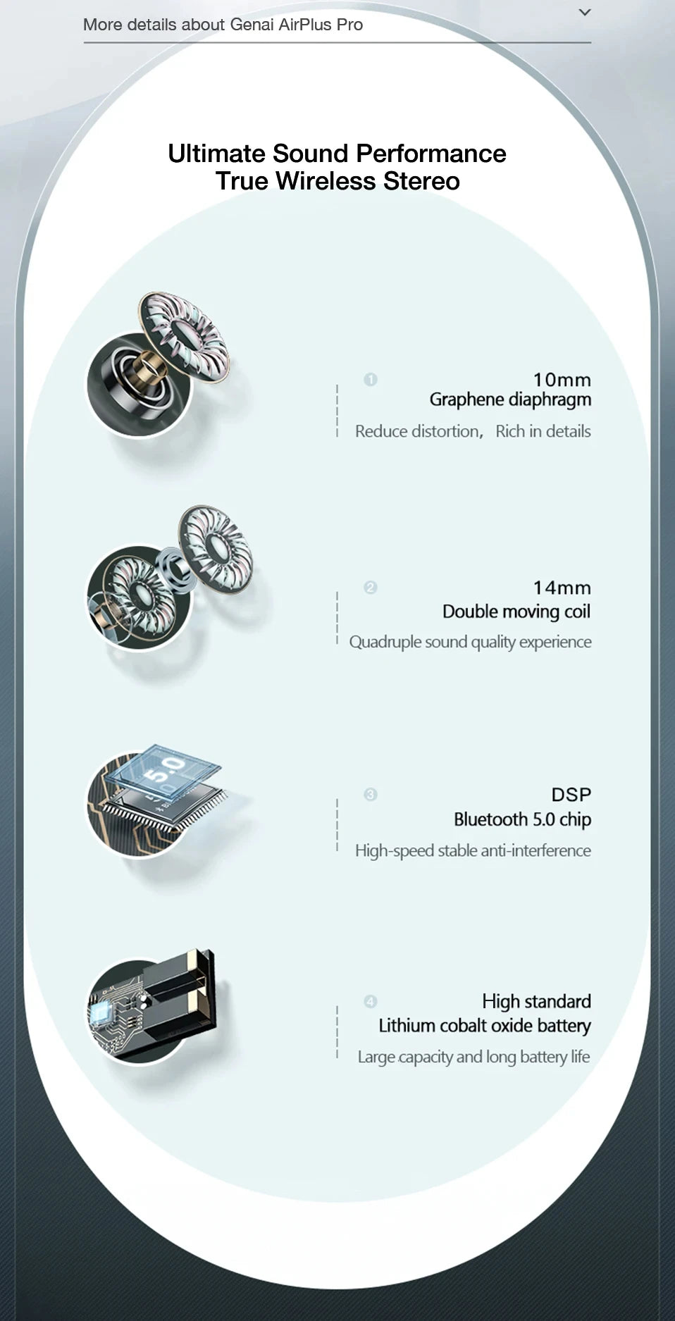 Erilles True Wireless Earphones | ANC Bluetooth In-Ear