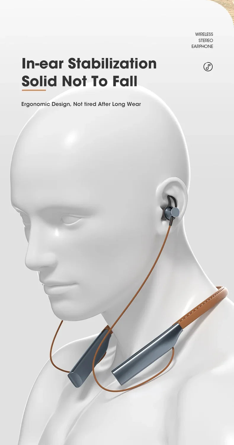 Lamgool Sports Wireless Earphones – Bluetooth 5.0, IPX5, SD Card