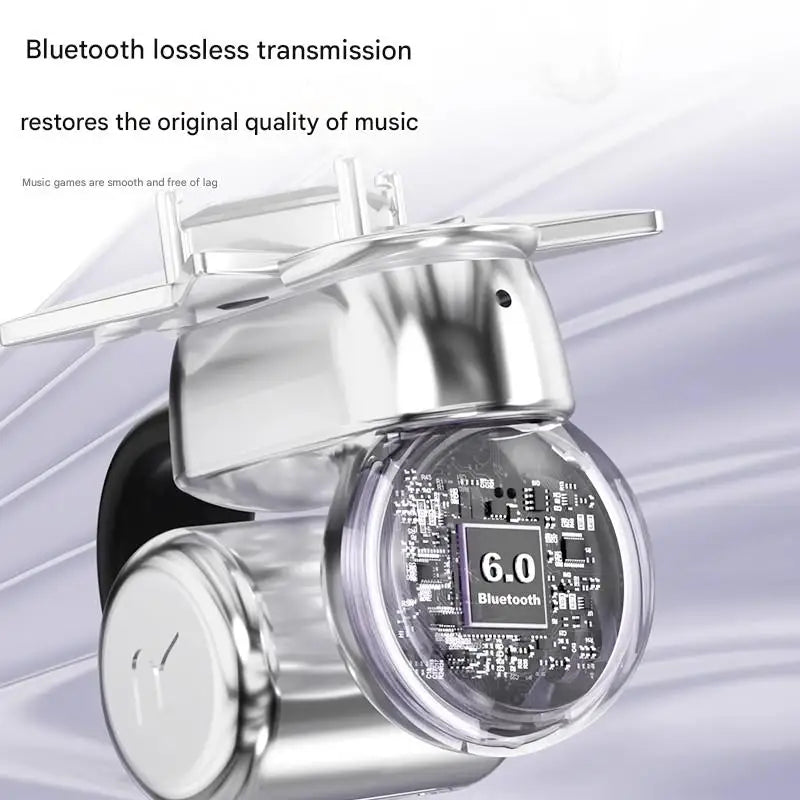 ZIYOULANG ERDU Bluetooth 6.0 Ear Clip Headphones – IPX4, ANC