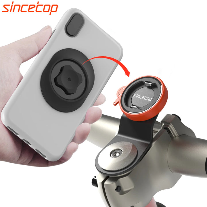 SINCE TOP Quick Mount Phone Holder – Motorcycle & Bike iPhone Mount – phone-stand