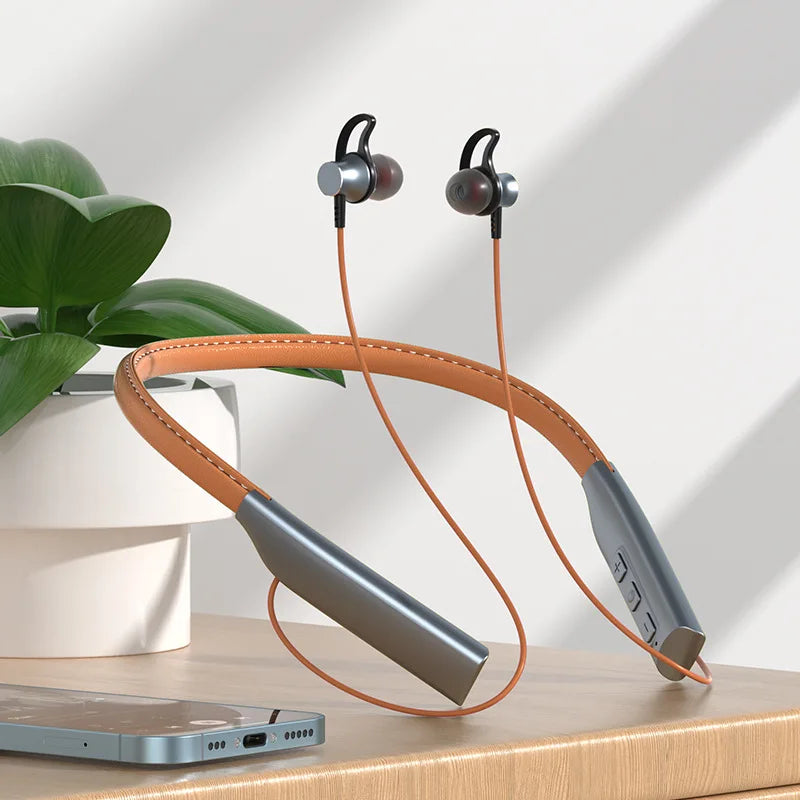 Lamgool Sports Wireless Earphones – Bluetooth 5.0, IPX5, SD Card