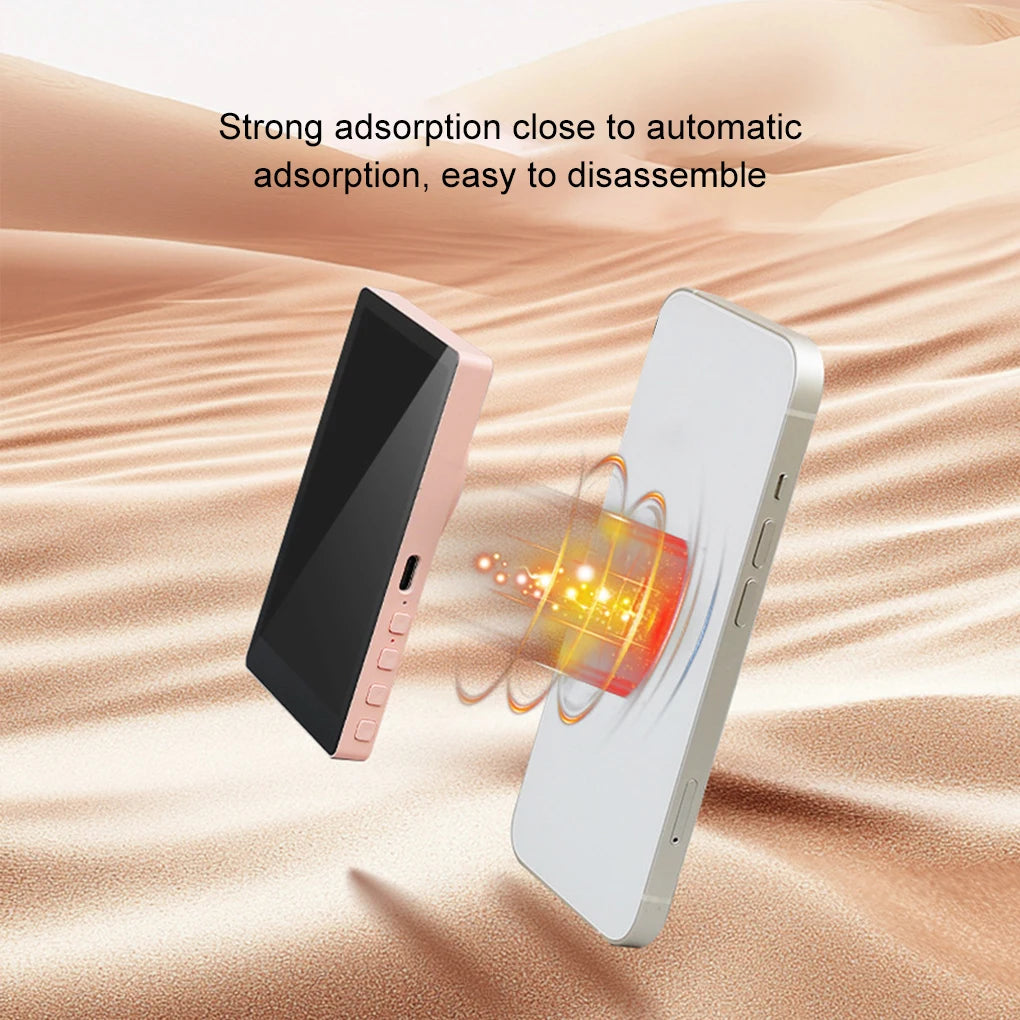 Wireless Magnetic Monitor & Lavalier Mic Kit for Vlogging & Streaming