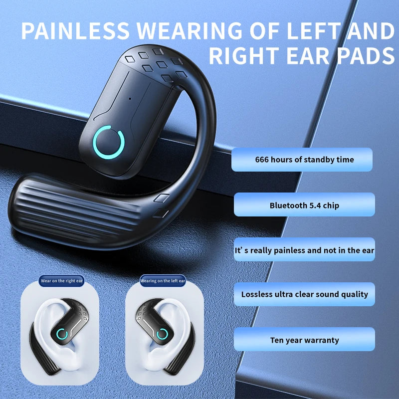 Bluekaka Open Wireless Headset – Noise Cancelling, Waterproof