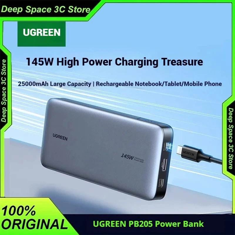 UGREEN 140W Power Bank 25000mAh | Fast Laptop Charger