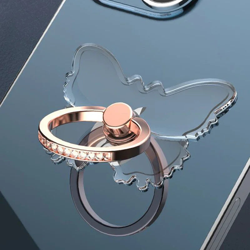 Luxury Butterfly Finger Ring Phone Holder – WSSHE A21 Stand