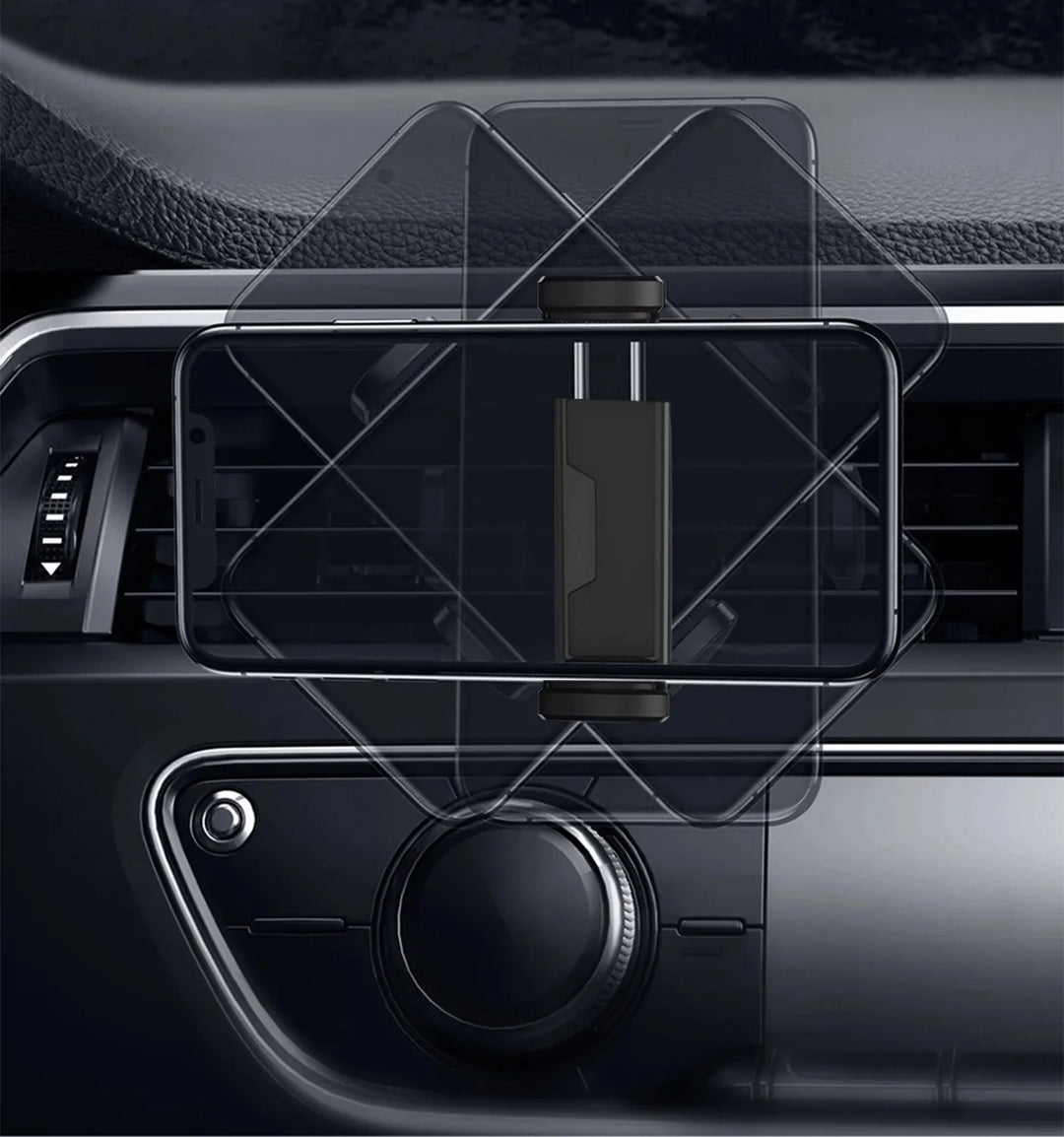 2025 Universal Car Vent Phone Holder – Rotatable, Anti-Slip Mount