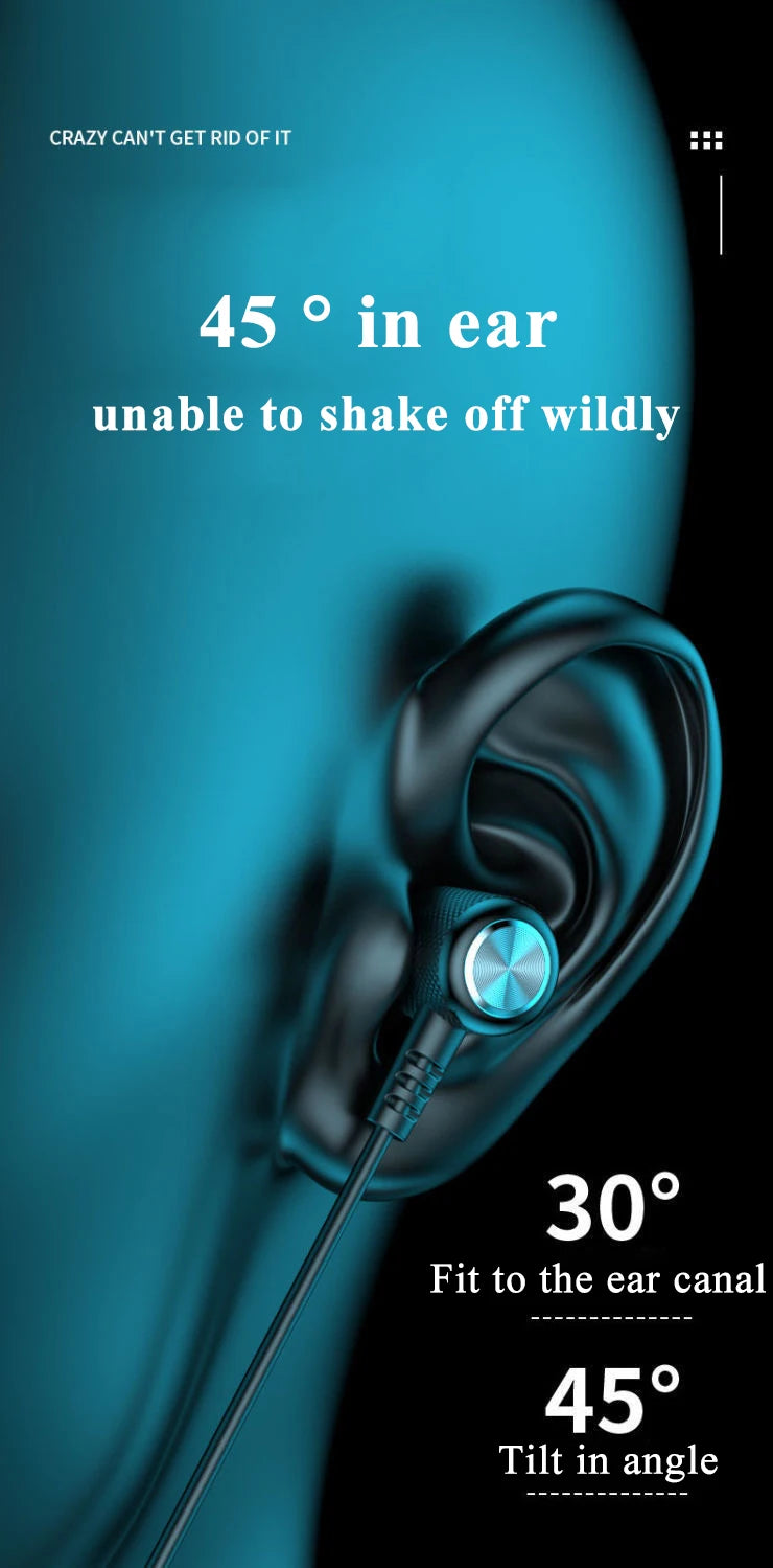 Bluetooth Wireless In-Ear Headphones with Mic | XYJS