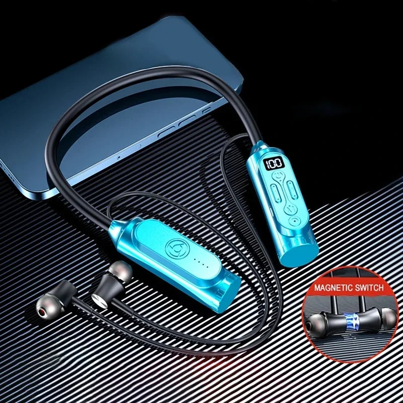 Luxuglow Smart Neckband Earphones – 12000mAh, Waterproof, HiFi