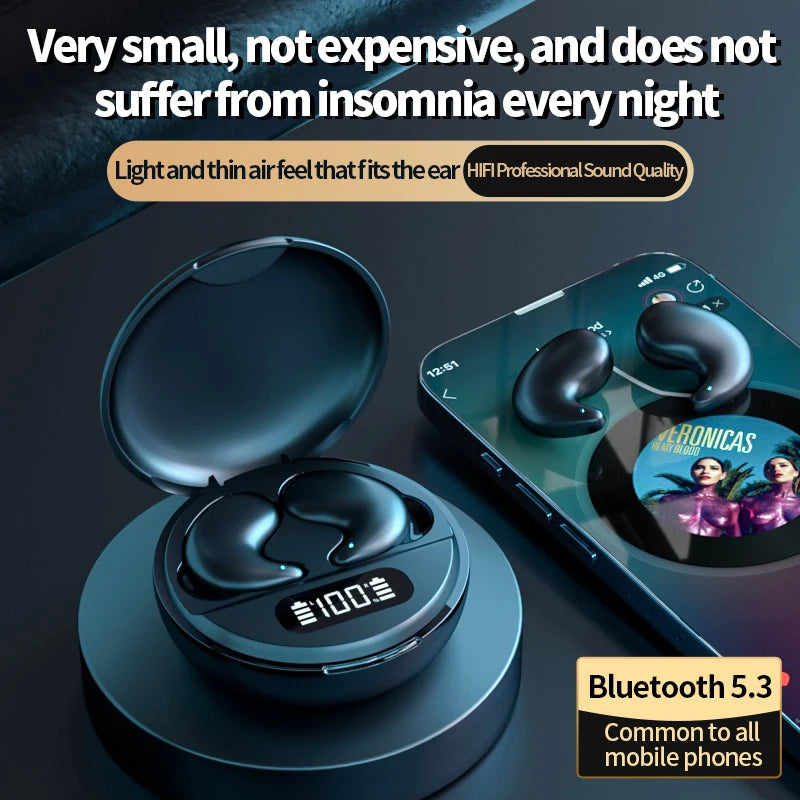 FANHANG TWS Bluetooth Earphones – ANC, Stereo, Sports