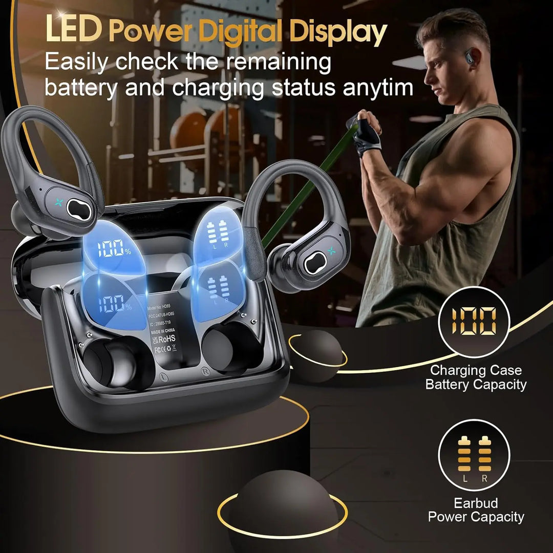 GDLYL HD65 Wireless Earbuds – ANC, 75H Playtime, IPX7