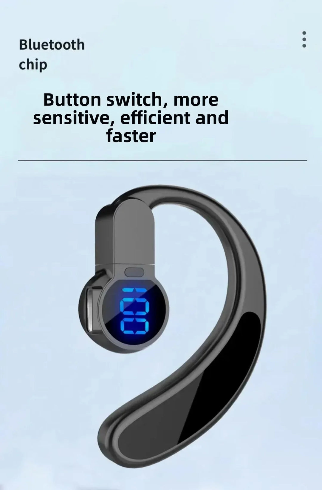 Jiansu Bone Conduction Headphones – Bluetooth 5.3, Waterproof, HiFi