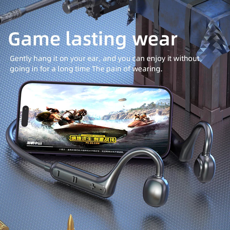 Wireless Bluetooth Ear Hook Headphones – Secure & Clear Sound