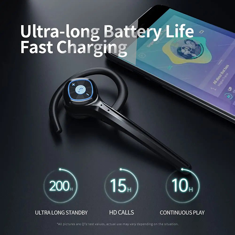 SUOMEIJA SM908 Bluetooth 5.3 Headset – Open-Ear, HiFi Bass, Noise Cancelling