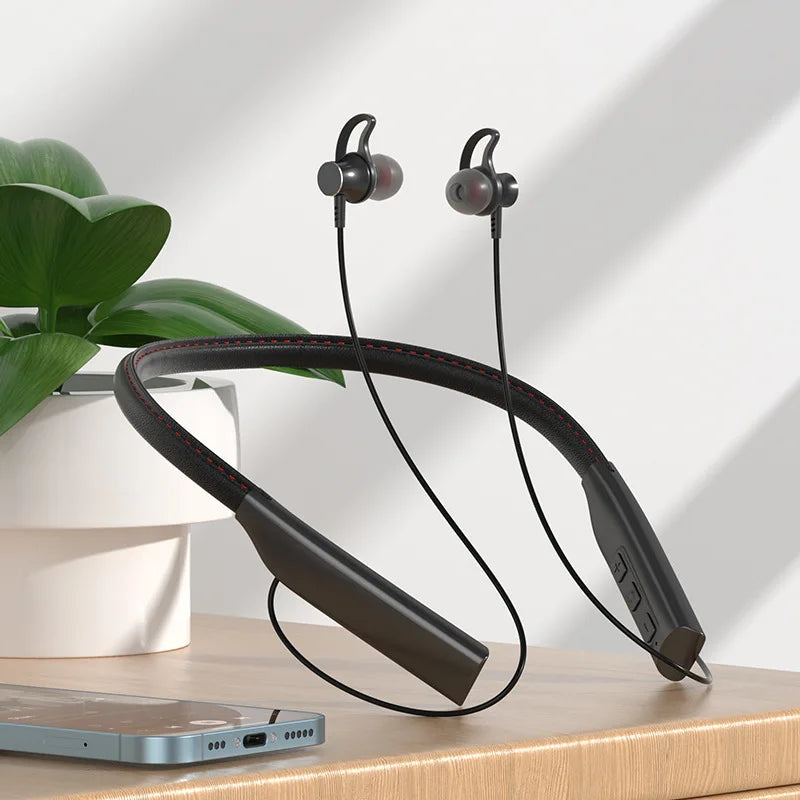 Lamgool Sports Wireless Earphones – Bluetooth 5.0, IPX5, SD Card