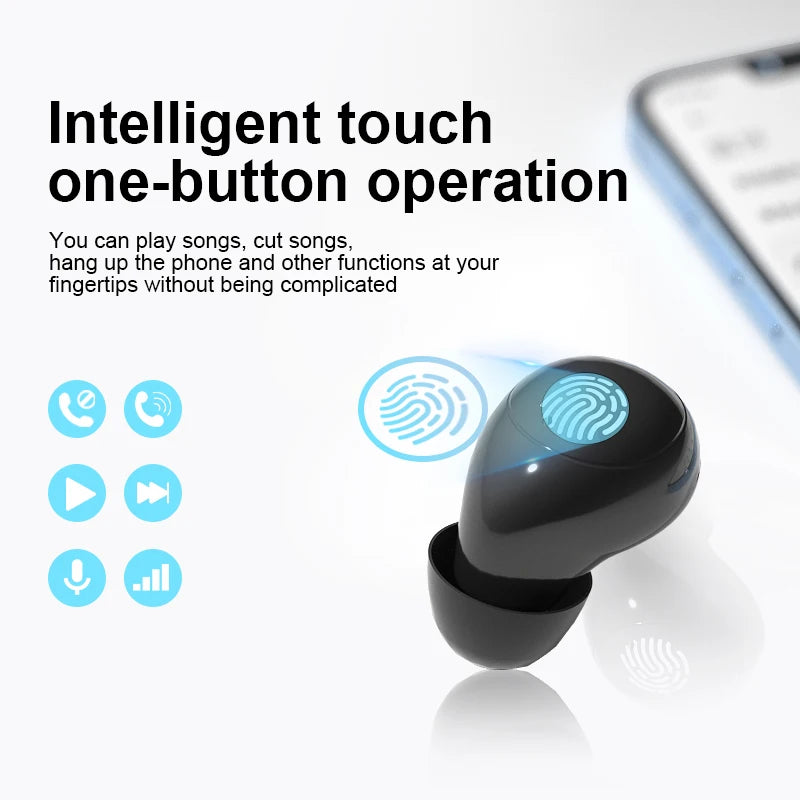 OLOEY Mini TWS Earphones – Bluetooth 5.3, ANC, 24H Battery