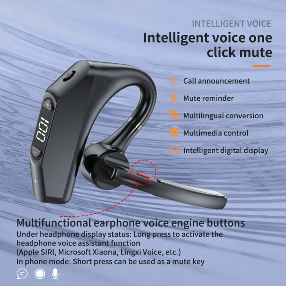 CUGUU V23 Bluetooth Headset – ENC Noise Reduction, 20H Talk – audio-accessory