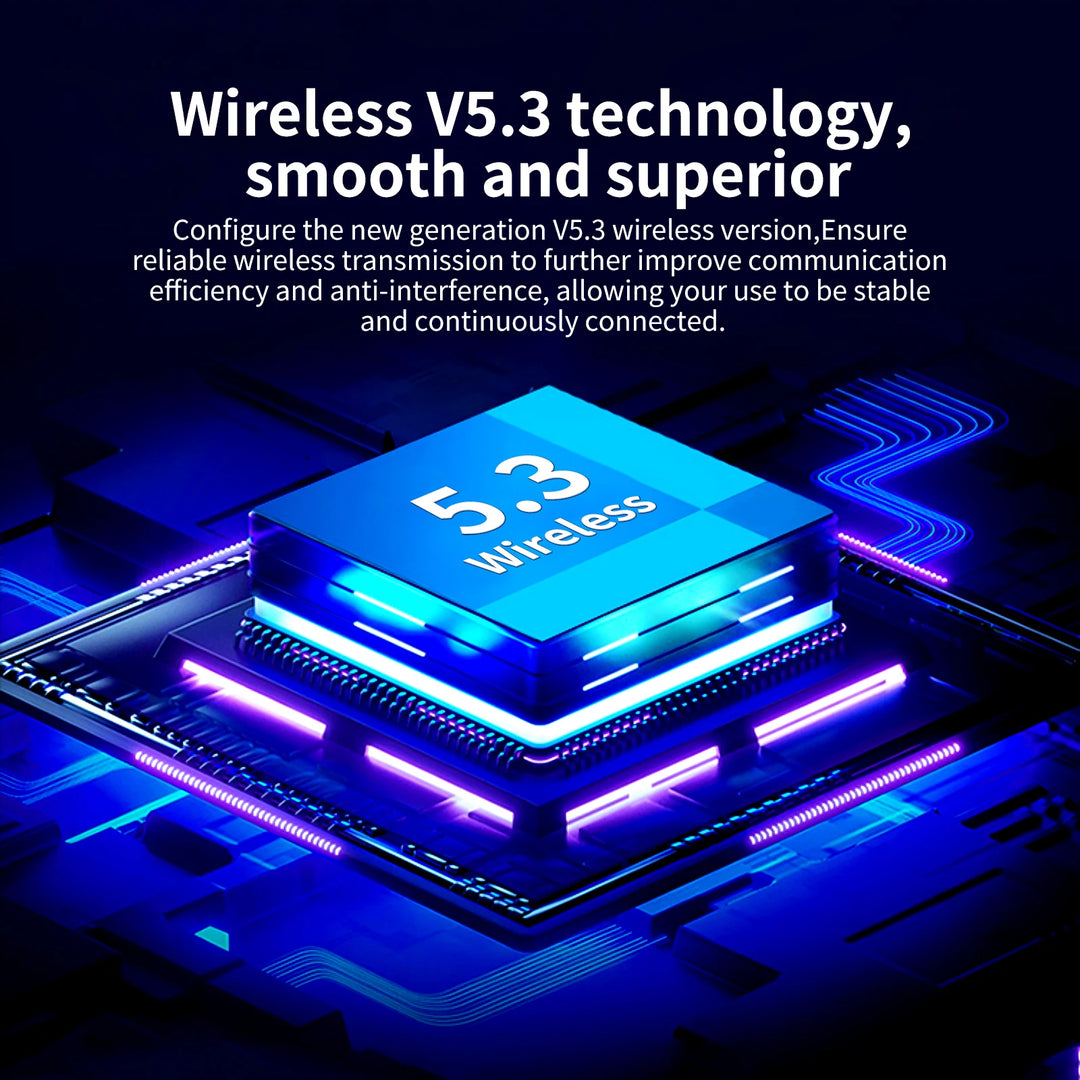 BLAST! i50 Bluetooth 5.3 Earbuds – LED Display & 8H Playtime