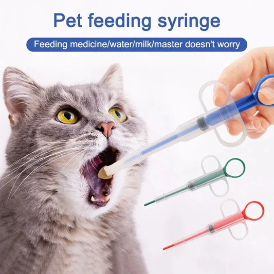 Pet Feeding Syringe – Pill & Liquid Dispenser for Cats & Dogs