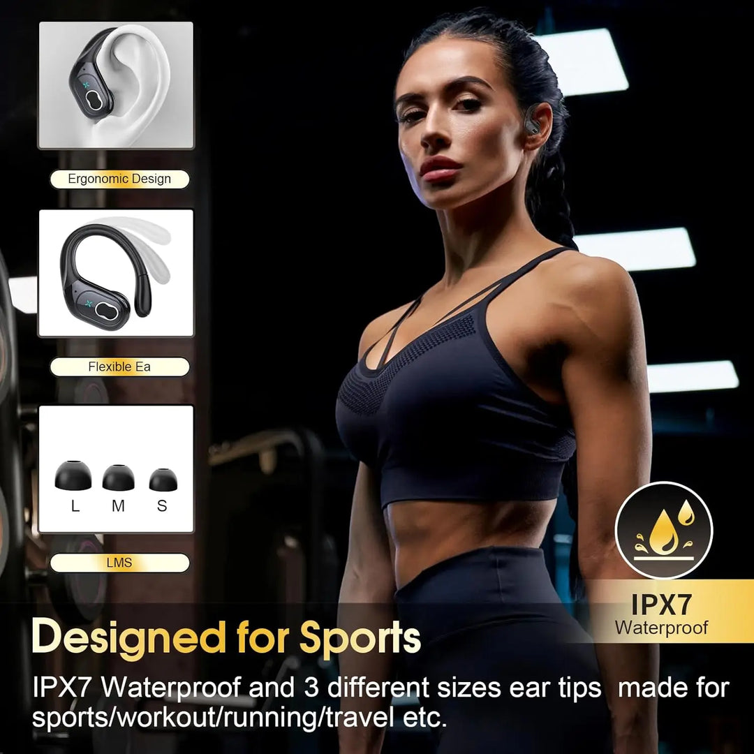 GDLYL HD65 Wireless Earbuds – ANC, 75H Playtime, IPX7