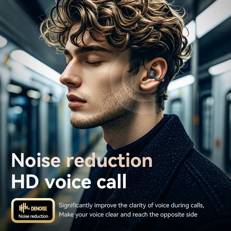 WJOY M100 Bluetooth 5.4 Clip-On Earphones – Translation & Waterproof