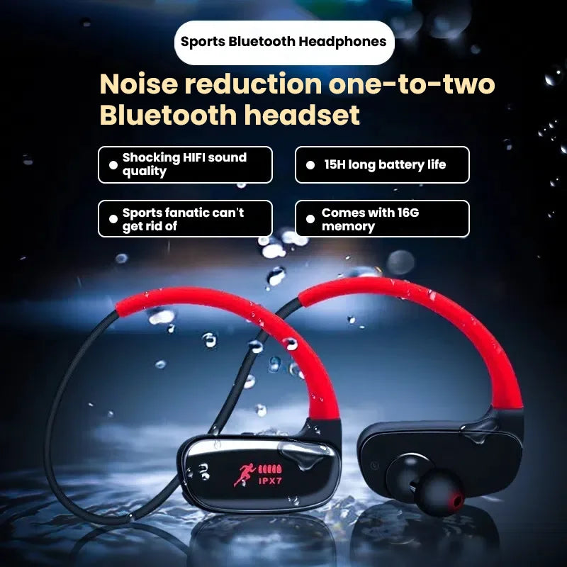 SUOMEIJA SM808 Bluetooth 5.3 Neckband Earphones – ANC & MP3 Mode – audio-accessory