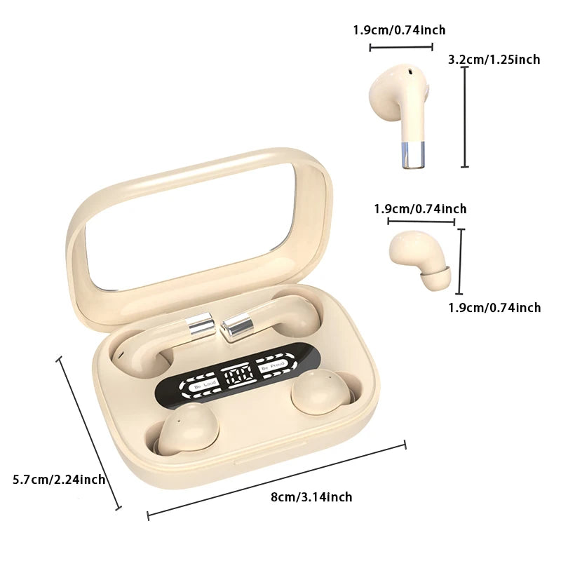 Kebidumei Bluetooth 5.4 Earbuds – ANC, 300H Standby, Waterproof