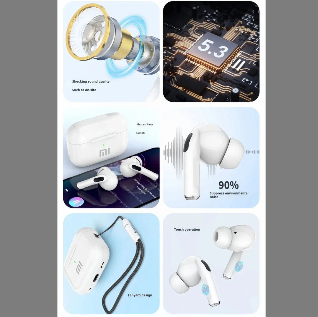 XIAOMI MIJIA A7 Wireless Bluetooth Earphones – ANC HiFi Earbuds with 30-Hour Battery