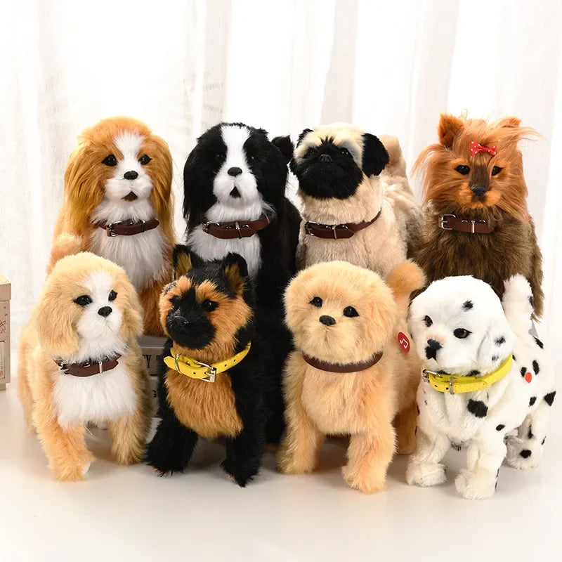 Electronic Plush Dog Toy – Sound & Motion Pet for Kids