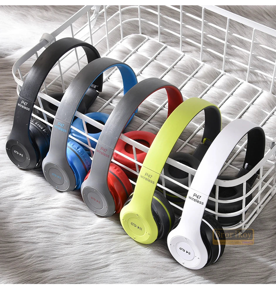 Brorikoy Wireless Bluetooth Ear Hook Headphones with ANC & Mic – Secure Fit for Sports & Calls