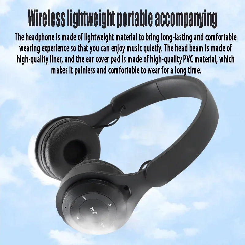 EAEONXE Stereo Y08 Bluetooth Gaming Headset – Wireless & Foldable
