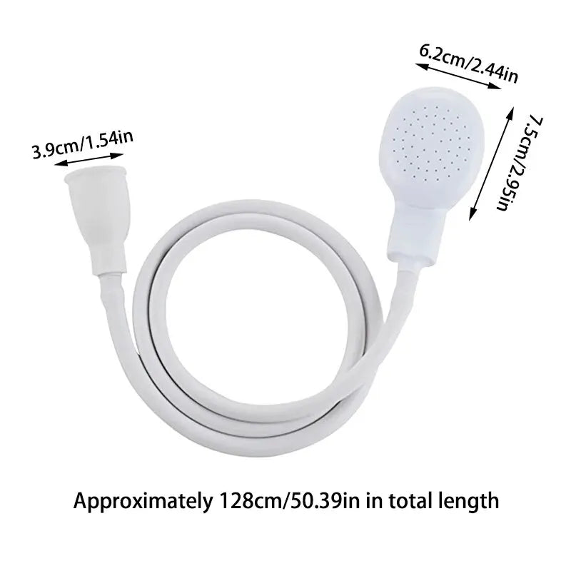 Faucet Pet Shower Hose – Flexible Bath Attachment