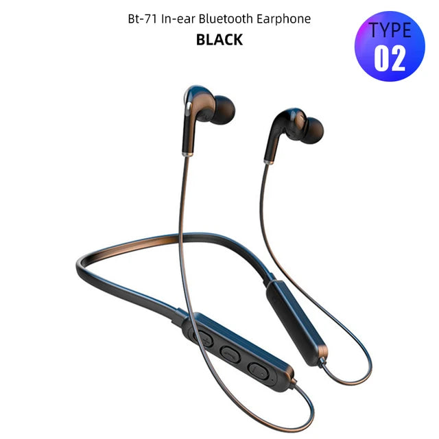 Brorikoy Wireless Bluetooth Ear Hook Headphones with ANC & Mic – Secure Fit for Sports & Calls