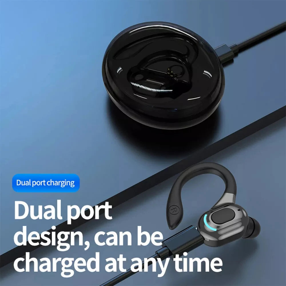Virwir Bluetooth 5.2 Ear Hook Earbuds – ANC, HiFi Stereo, 60H