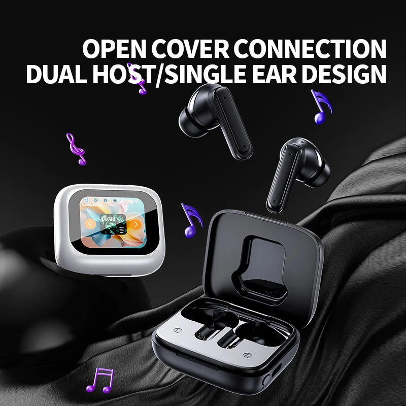 INMAS E18 Pro Bluetooth 5.4 Earbuds with LED Touch & ANC – audio-accessory