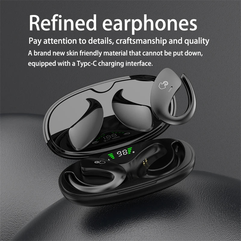 SHUKE Bluetooth 5.3 Earphones – Wireless, Waterproof, TWS Audio