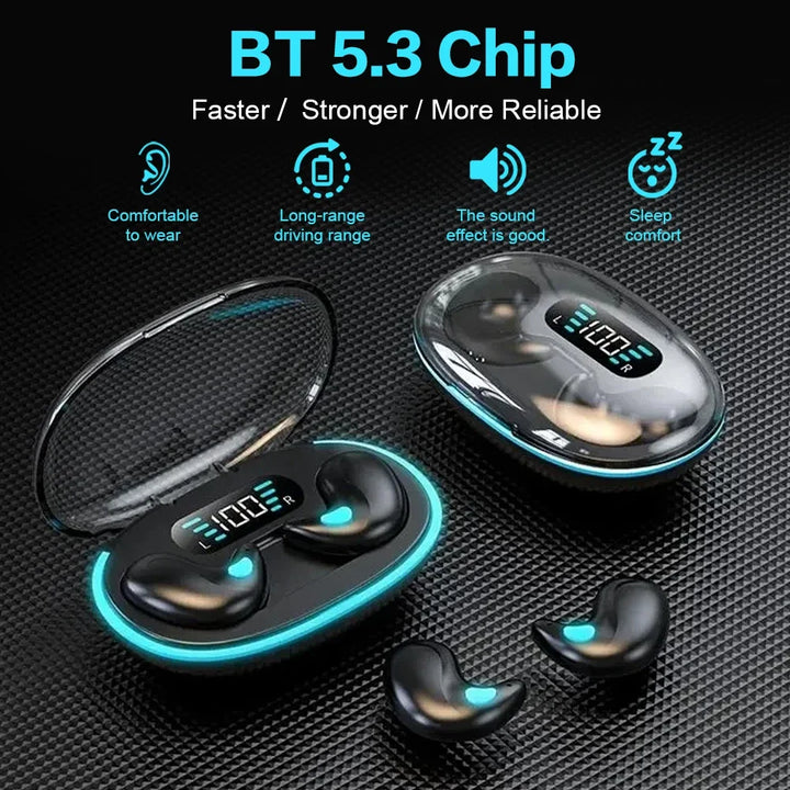 Shunmaii X55 Sleep Earbuds – Bluetooth 5.3 Noise Cancelling In-Ear – audio-accessory
