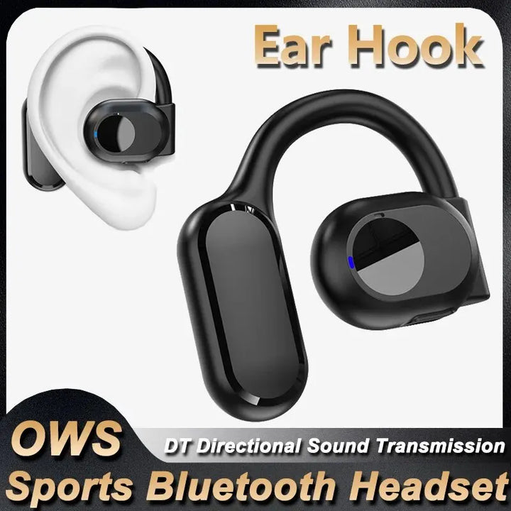 STTKGZD Air Conduction Bluetooth 5.3 Headset – Single-Ear Wireless for Driving & Office – audio-accessory