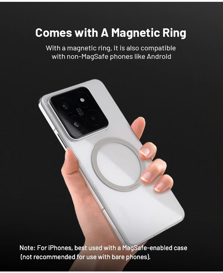 PGYTECH Magnetic Fill Light – Ultra-Thin LED for iPhone, MagSafe & Content Creators