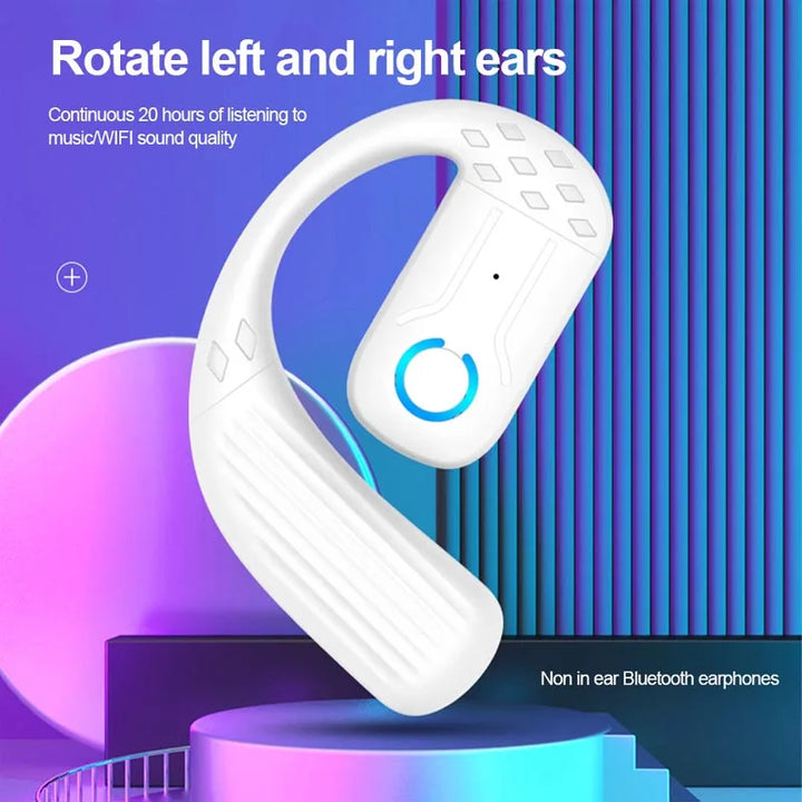Ruiforlove Bluetooth 5.4 Ear Hook Headset – Noise Cancelling & HiFi – audio-accessory