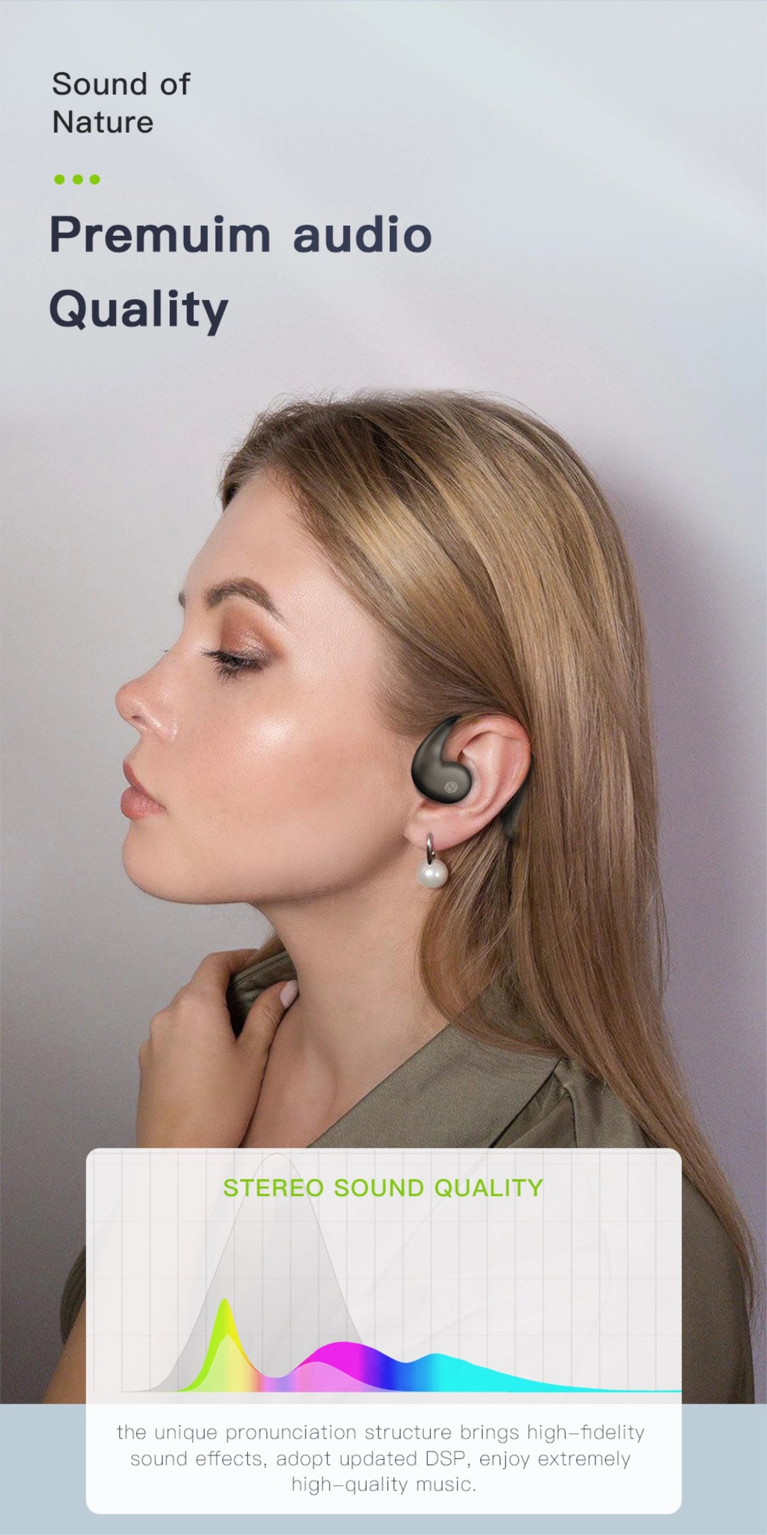 LINAMIX Bluetooth 5.3 In-Ear Headphones | ANC & Waterproof