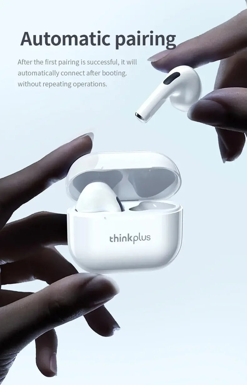 Lenovo LP40 Bluetooth 5.3 Earbuds – TWS Waterproof Earphones